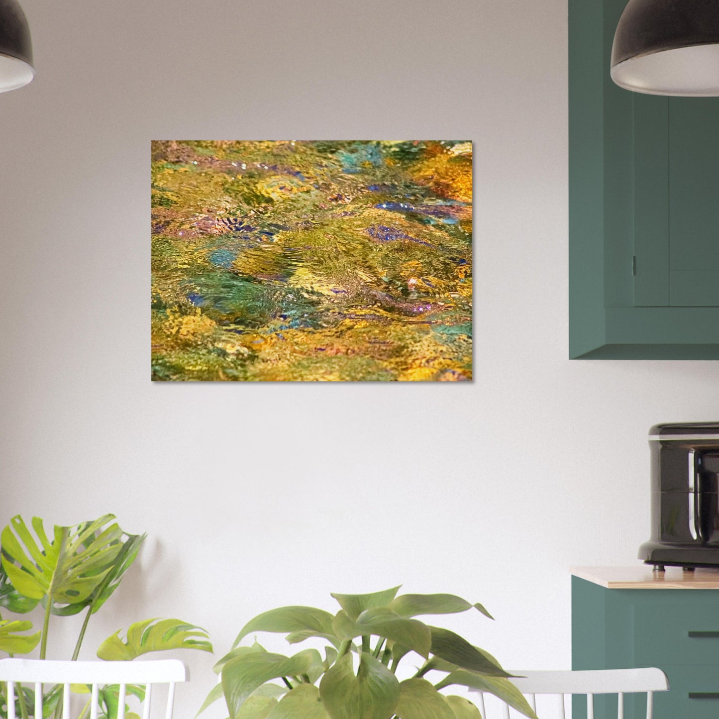 Rocks In Mountain Stream - Wood Prints