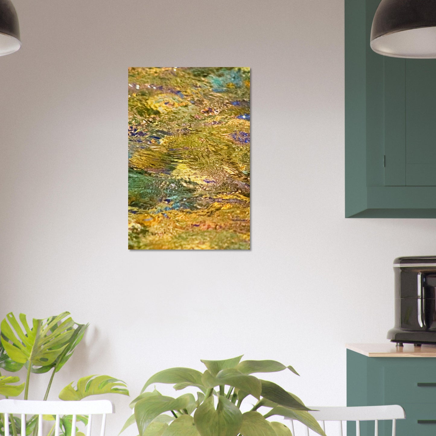 Rocks In Mountain Stream - Wood Prints