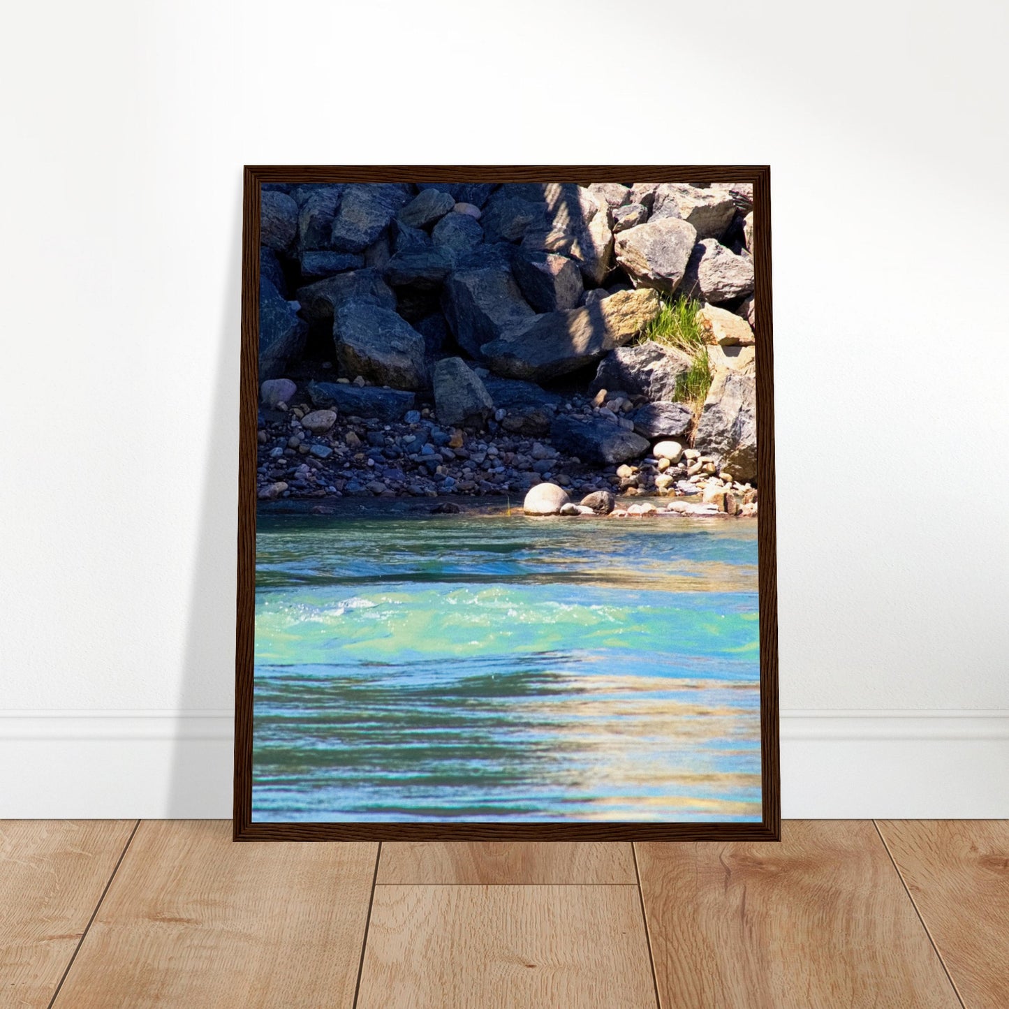 Rapids - Wooden Framed Poster