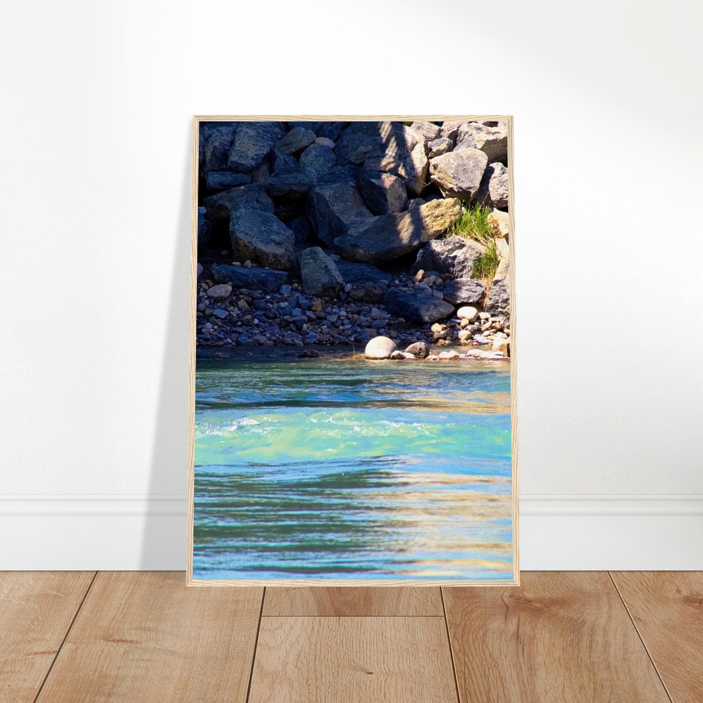 Rapids - Wooden Framed Poster